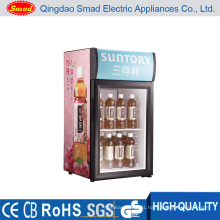 Upright Display Cooler, Showcase, Fridge with Top Lamp